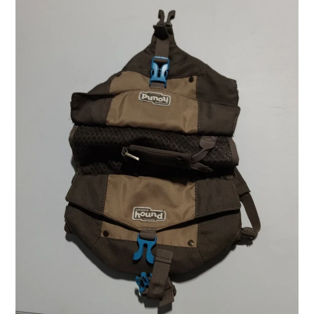 Outward Hound Denver Urban Dog Backpack Brown, Size L/Xl for Hiking Camping